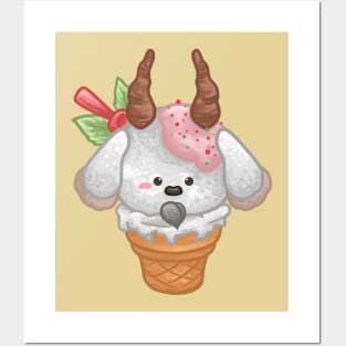 Gelato Goat Posters and Art